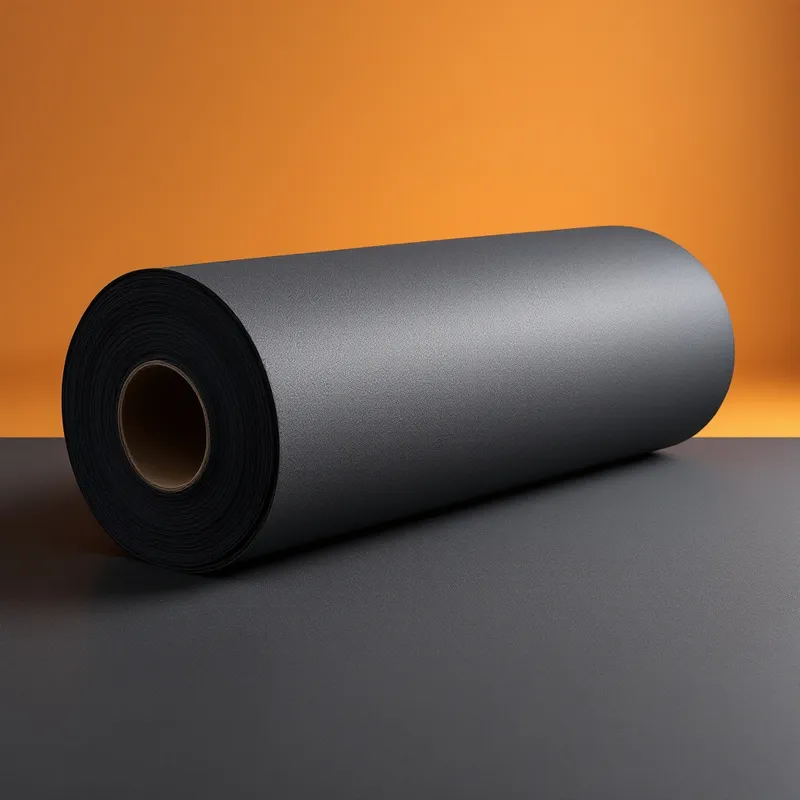 Illustration of a roll of synthetic roofing felt